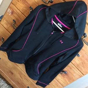 UA Hooded Jacket with Pink trim